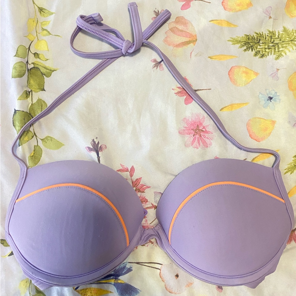 aerie purple bikini top